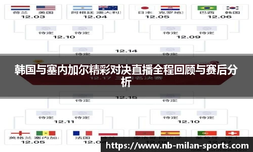 韩国与塞内加尔精彩对决直播全程回顾与赛后分析